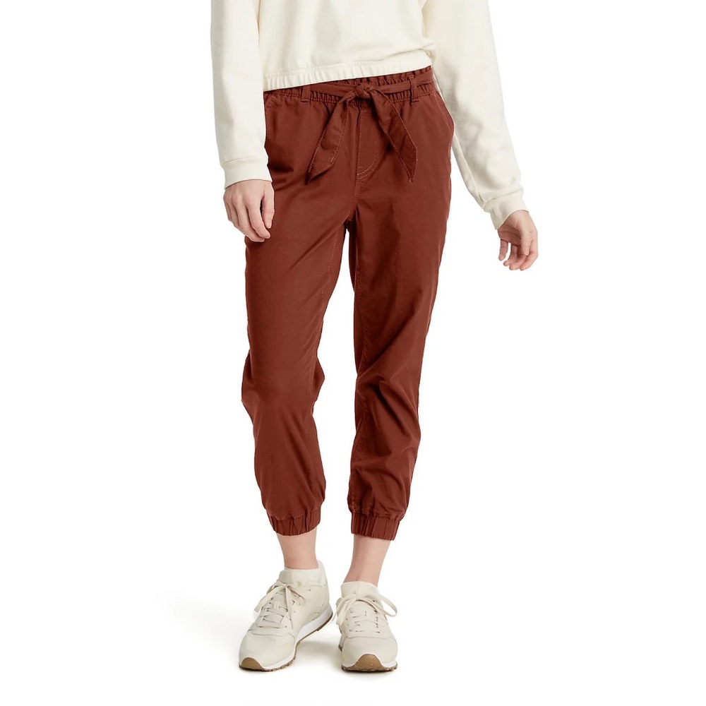 Levis Joggers Relaxed Stretch‎ Twill Pants Brick Red Medium
